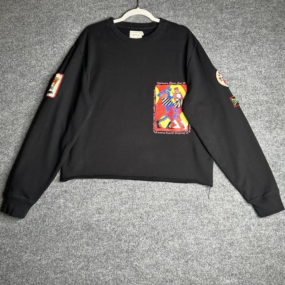 Strivers Row Crewneck‎ Sweatshirt Adult Size Xl Black Streetwear